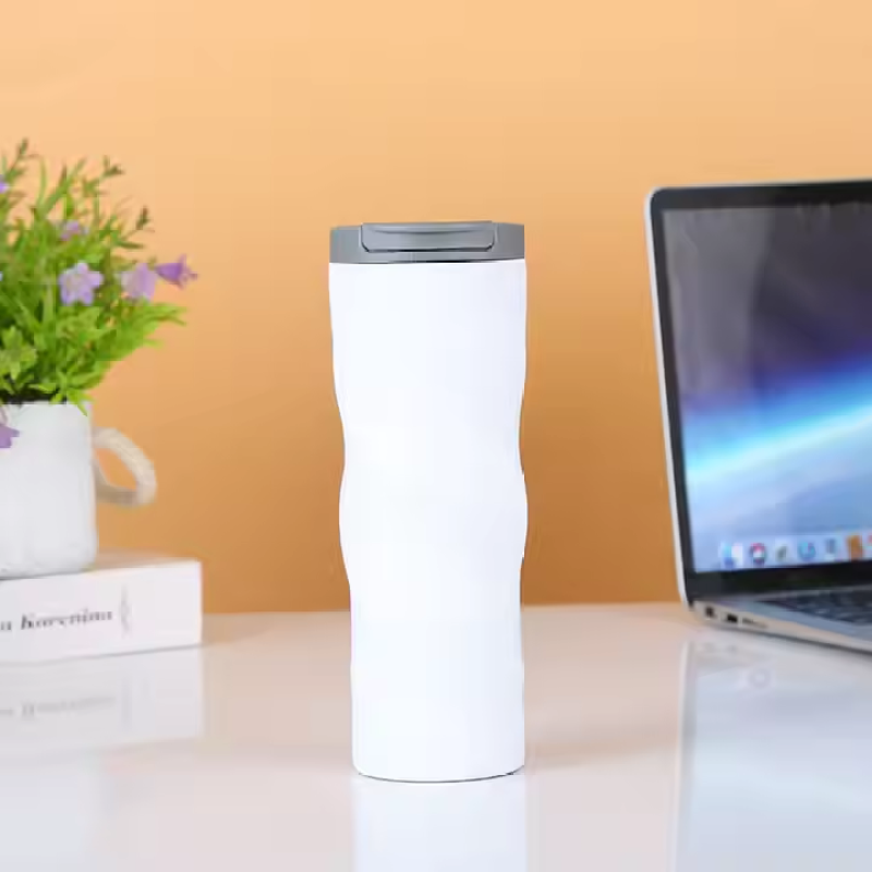 Wholesale Reusable Coffee Cup 450ml Coffee Mug Stainless Steel Double Wall Vacuum Insulated Tea Cup with Custom logo