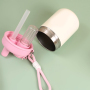 2024 Promotional Customizable Travel Pink Double-Wall Insulated Stainless Steel Cup Water Bottle Coffee Mug for Brewing Tea
