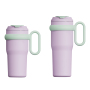 Stainless Steel Tumbler With Handle Coffee Travel Mug Insulated Double Wall 40oz Tumbler With Handle and Straw