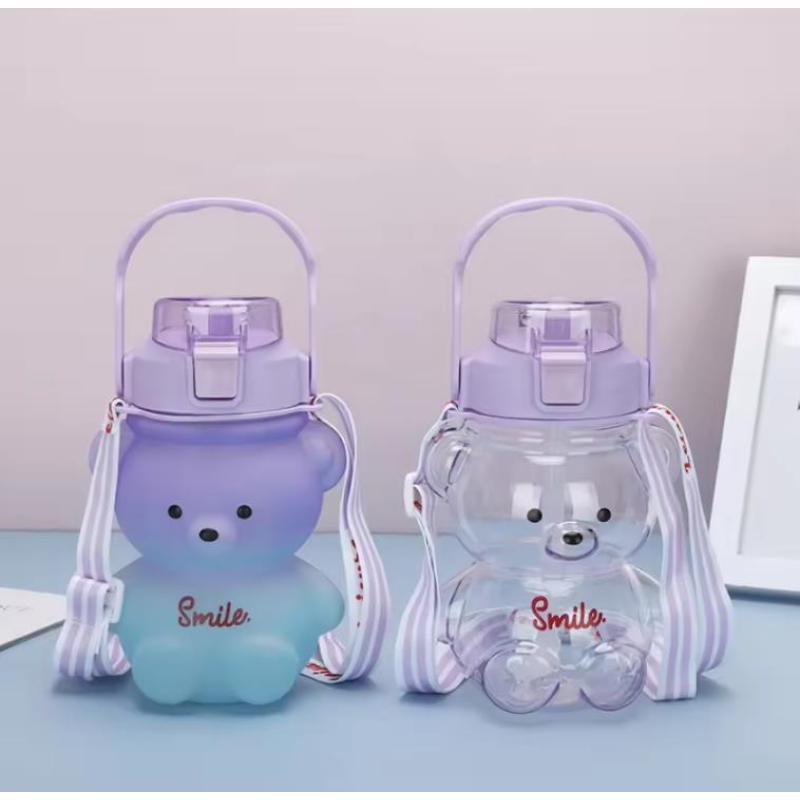 2 in 1 Anti-Spill Frosted Water Bottle Trios Custom Motivational Stainless Steel Tumblers with Scale