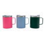 Wholesale Reusable Coffee Tumbler 304 Stainless Steel Double-layer Vacuum Water Mug with Handle and Lid