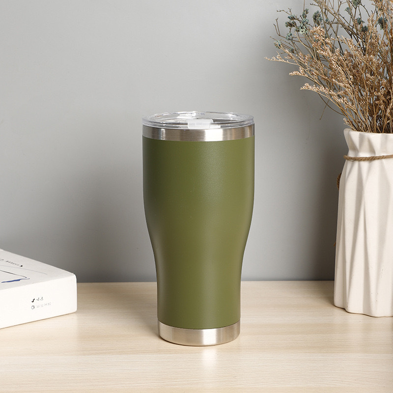 Wholesale Stainless Steel Double-layer Insulated Thermos Mug Customizable Hand Cup Business Gift Cup at Office or Home