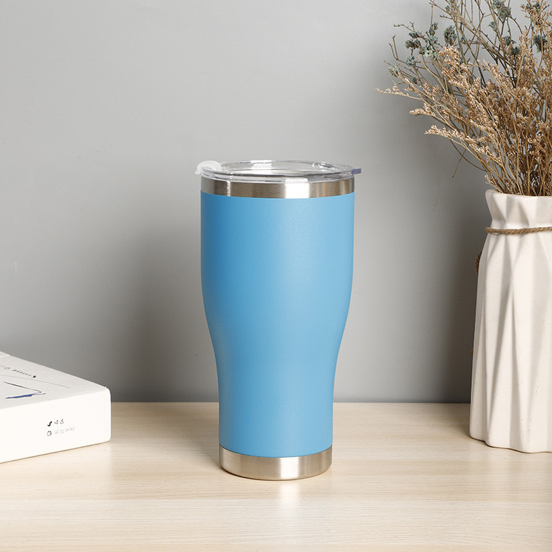Wholesale Stainless Steel Double-layer Insulated Thermos Mug Customizable Hand Cup Business Gift Cup at Office or Home