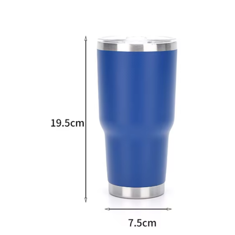 Factory Direct Sales Vacuum Insulated Beverage Insulated Coffee Cup Water Bottle 30oz Office Outdoor Car Travel Cup