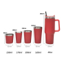 OEM ODM Customized Logo Insulated Tumbler with Handle Five-Piece Set for Office Gift Cup