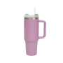 Wholesale Water Beer Coffee Cups Double Wall Vacuum Stainless Steel 40 oz 40oz Tumbler with Handle and Straw