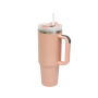 Wholesale Water Beer Coffee Cups Double Wall Vacuum Stainless Steel 40 oz 40oz Tumbler with Handle and Straw