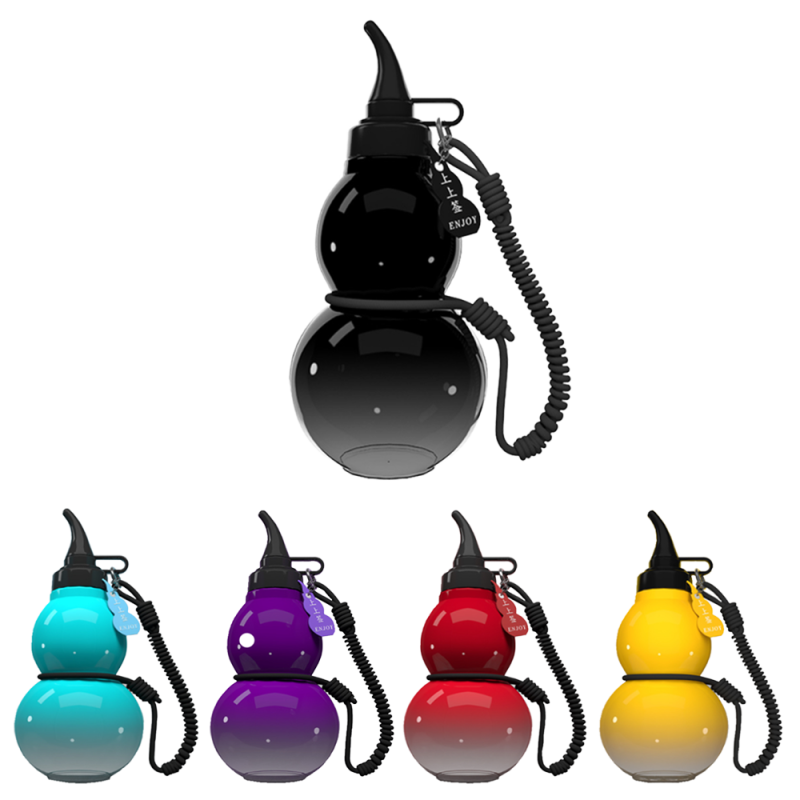 Best Fortune Insulated Kettle Large Capacity BPA Gourd Cup Black Mythology Design Portable Outdoor Unisex Plastic Business Gifts
