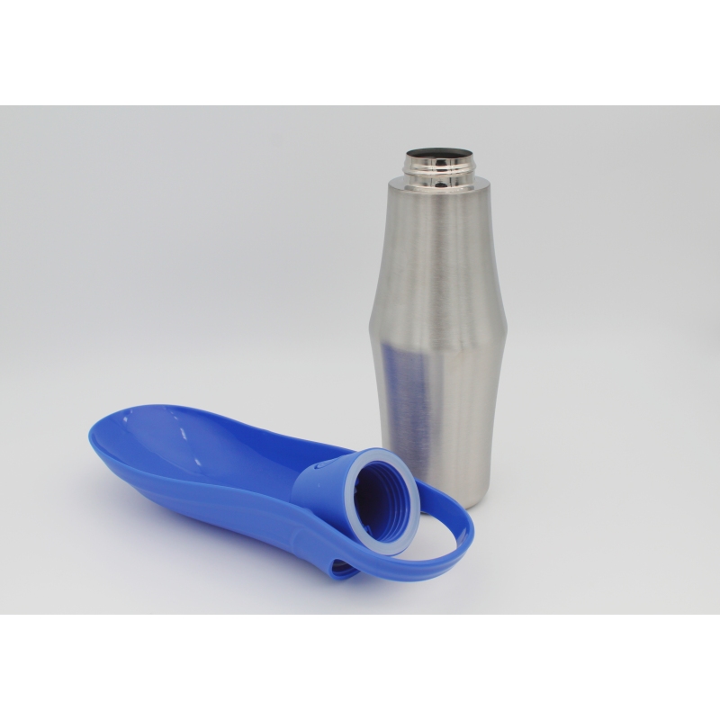 Hot Sale Stainless Steel Pet Travel Water Bottle Walking Hiking and Outdoor Portable Water Bowl