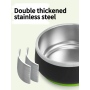 New Design Stainless Steel Vacuum Feeding Pets Bowl for Indoor or Outdoor Activities with Customized logo