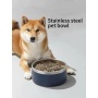 New Design Stainless Steel Vacuum Feeding Pets Bowl for Indoor or Outdoor Activities with Customized logo