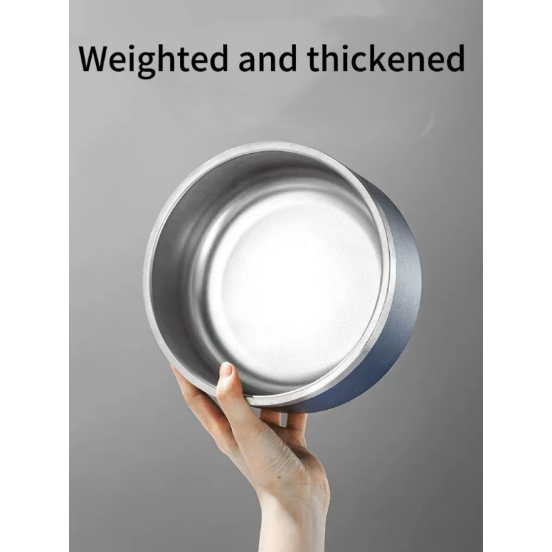 New Design Stainless Steel Vacuum Feeding Pets Bowl for Indoor or Outdoor Activities with Customized logo