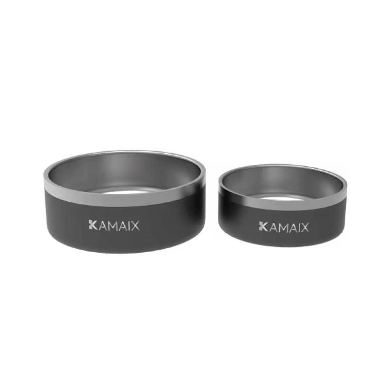 New Design Stainless Steel Vacuum Feeding Pets Bowl for Indoor or Outdoor Activities with Customized logo