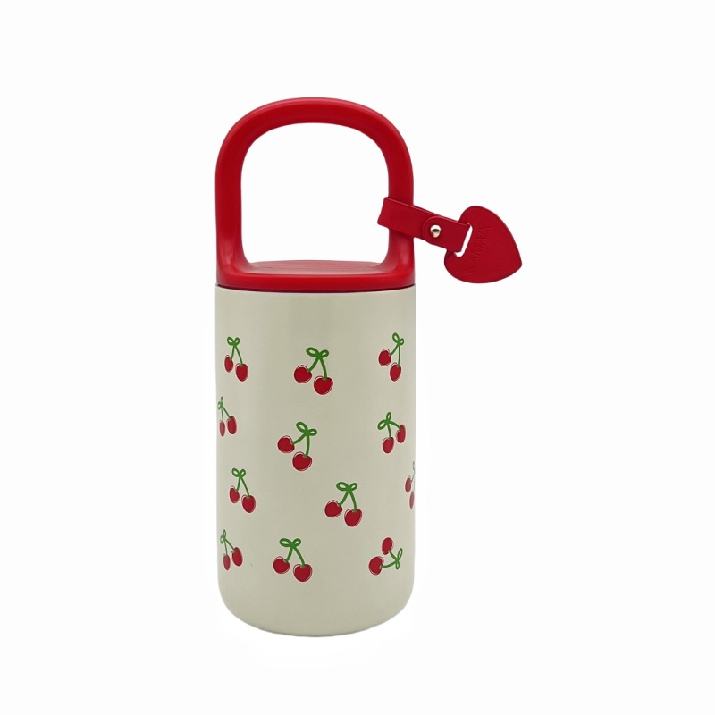 In Stock New Design 400ml Special-shaped Stainless Steel Cute Water Bottle with Lid and Handle
