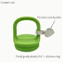 In Stock New Design 400ml Special-shaped Stainless Steel Cute Water Bottle with Lid and Handle