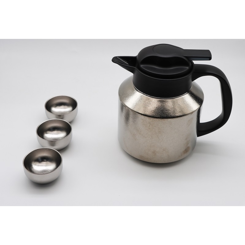 Insulated Teapot Temperature Display Large Capacity Pure Titanium Stewed Kettle 1L