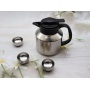 Insulated Teapot Temperature Display Large Capacity Pure Titanium Stewed Kettle 1L