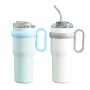 Large Capacity Fashion 1200ml Customized Car Tumbler Vacuum Insulated Stainless Steel Cup Tumbler with Handle and Straw