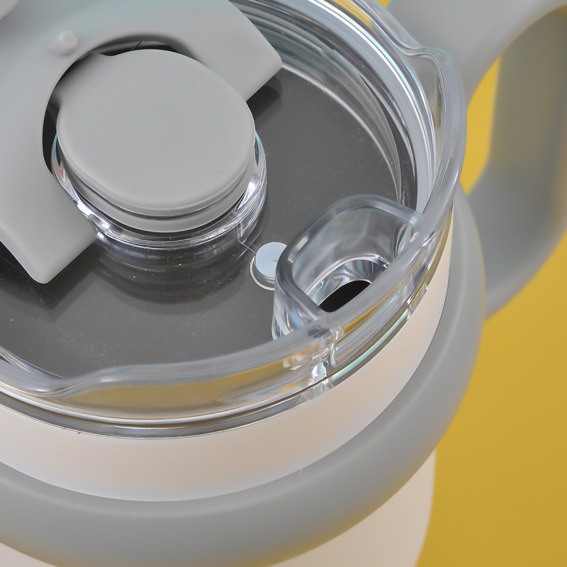 Large Capacity Fashion 1200ml Customized Car Tumbler Vacuum Insulated Stainless Steel Cup Tumbler with Handle and Straw