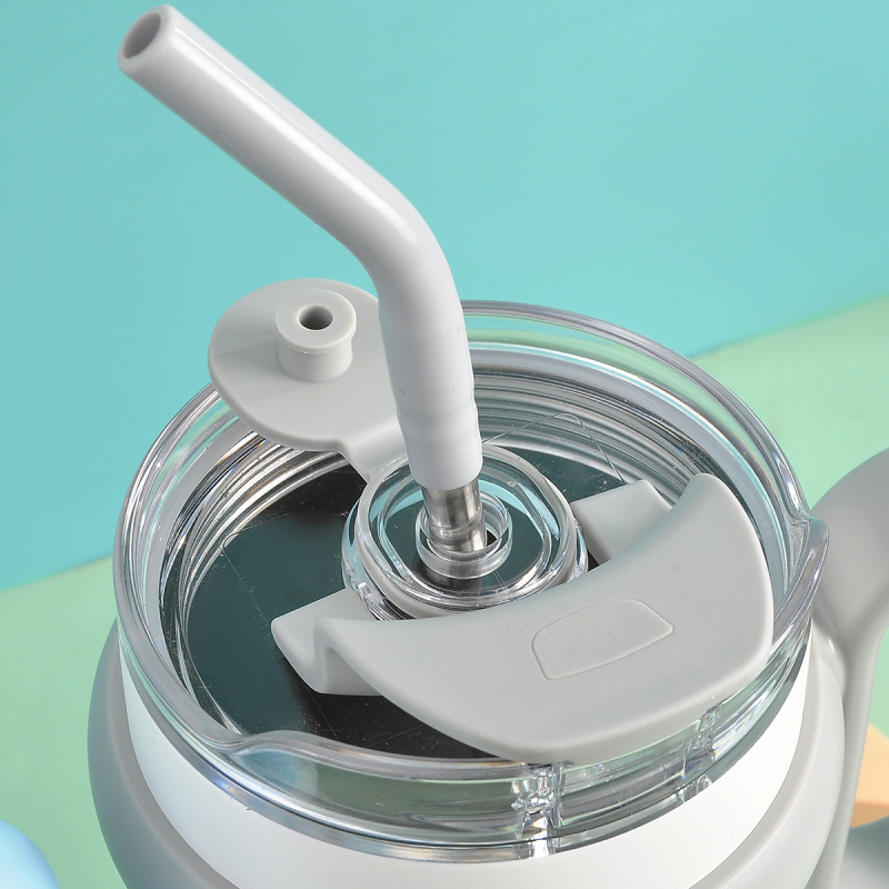 Large Capacity Fashion 1200ml Customized Car Tumbler Vacuum Insulated Stainless Steel Cup Tumbler with Handle and Straw
