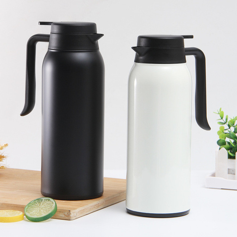 Portable Insulated Large Capacity Double Wall Vacuum Water Kettle Acceptable Custom logo