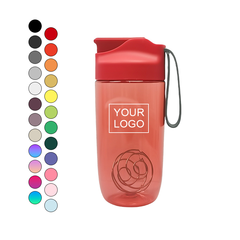 Wholesale Plastic Protein Shaker Bottle BPA Free Shaker Bottle Ice Shaker Bottle with Customized logo