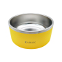 Hot Selling 304 Stainless Steel Powder Coated Dog Cat Pet Food Water Bowl Pet Dog Feeder Double Wall Food Container