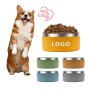 New Design 1800ml Stainless Steel Dog Food Bowl Top Quality Round Shape Dog Bowl for Outdoor and Indoor Usage