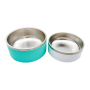 New Design 1800ml Stainless Steel Dog Food Bowl Top Quality Round Shape Dog Bowl for Outdoor and Indoor Usage