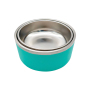New Design 1800ml Stainless Steel Dog Food Bowl Top Quality Round Shape Dog Bowl for Outdoor and Indoor Usage