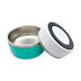 New Design 1800ml Stainless Steel Dog Food Bowl Top Quality Round Shape Dog Bowl for Outdoor and Indoor Usage