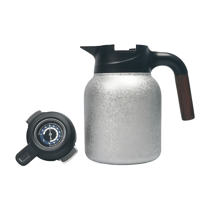New Arrival 1.5L Titanium Colorful Insulated Water Kettle Large Capacity Teapot with Temperature Display Lid