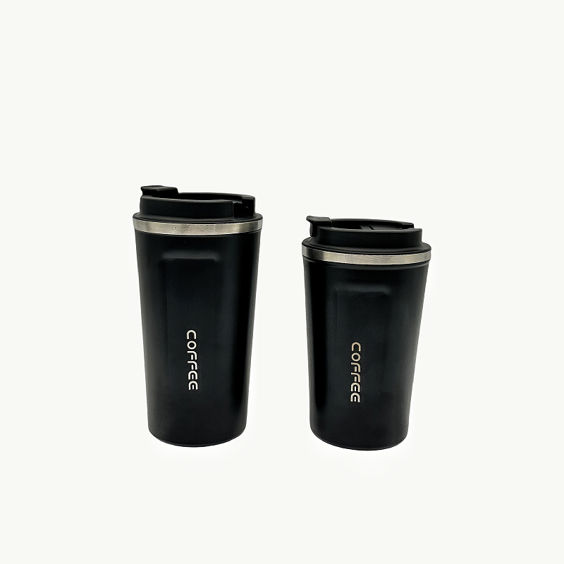 Wholesale 12oz 17oz Powder Coated Metal Stainless Steel Double Wall Insulated Vacuum Cup Coffee Tumblers Travel Mugs
