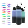Wide Mouth Stainless Steel Water Bottle Spout Lid Vacuum Insulated Double Wall Water Bottle Leak Proof Lid
