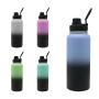 Wide Mouth Stainless Steel Water Bottle Spout Lid Vacuum Insulated Double Wall Water Bottle Leak Proof Lid