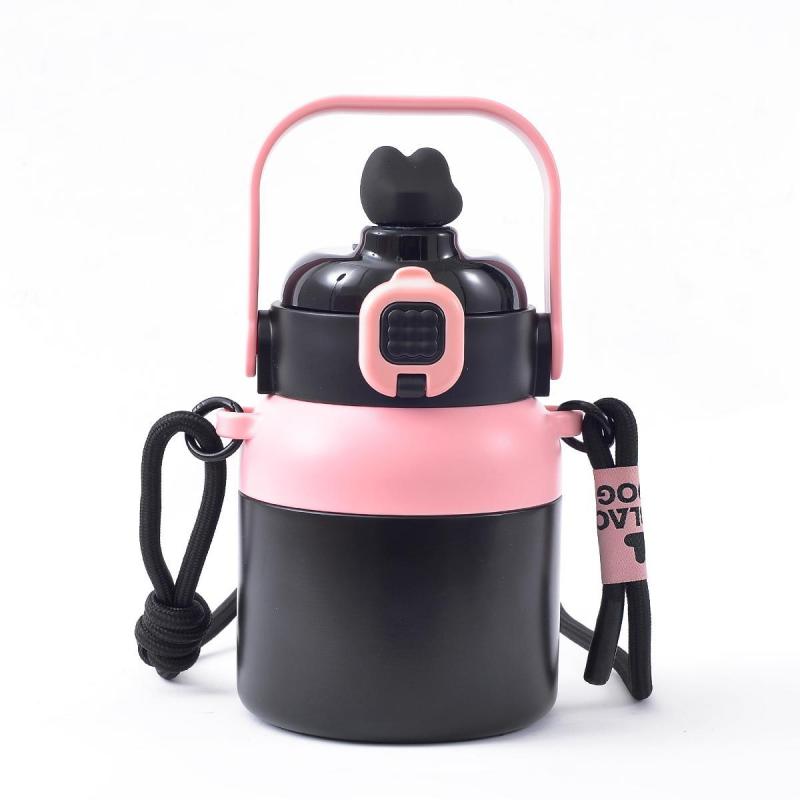 Hot Selling 316 Stainless Steel Insulation Double Wall Portable Blue Whale Ton Cup Tumbler Reusable Coffee Mug Water Bottle