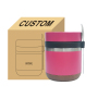 Wholesale Stainless Steel Insulated Lunch Box Portable Cork Bottom Vacuum Food Jar with Spoon