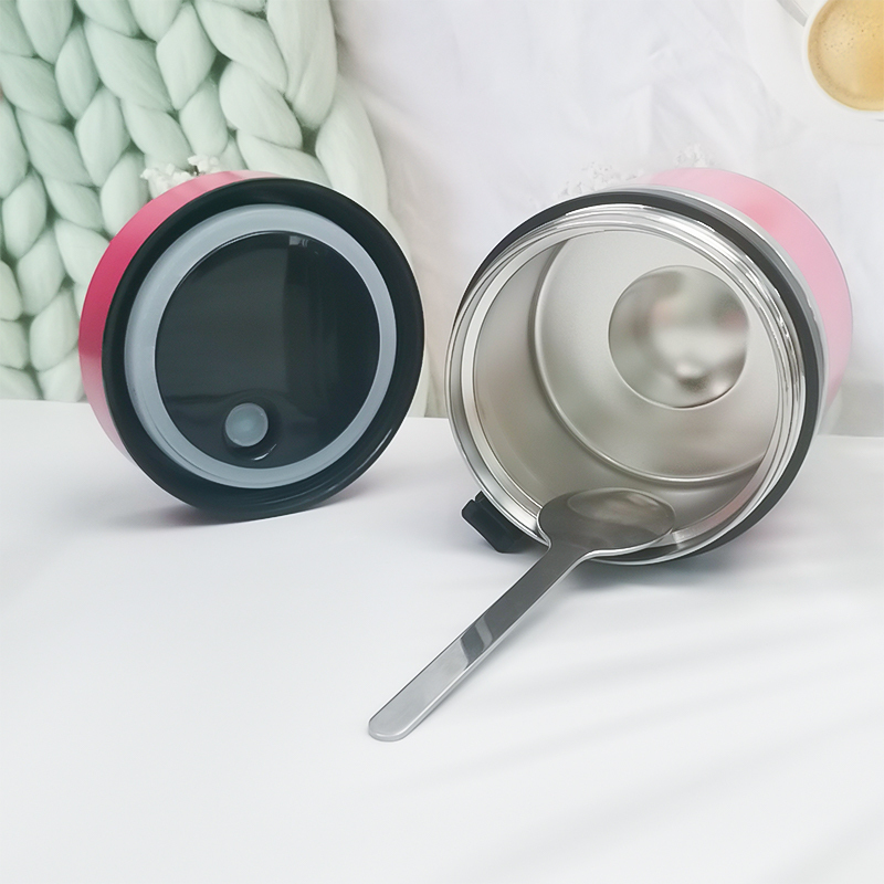 Wholesale Stainless Steel Insulated Lunch Box Portable Cork Bottom Vacuum Food Jar with Spoon