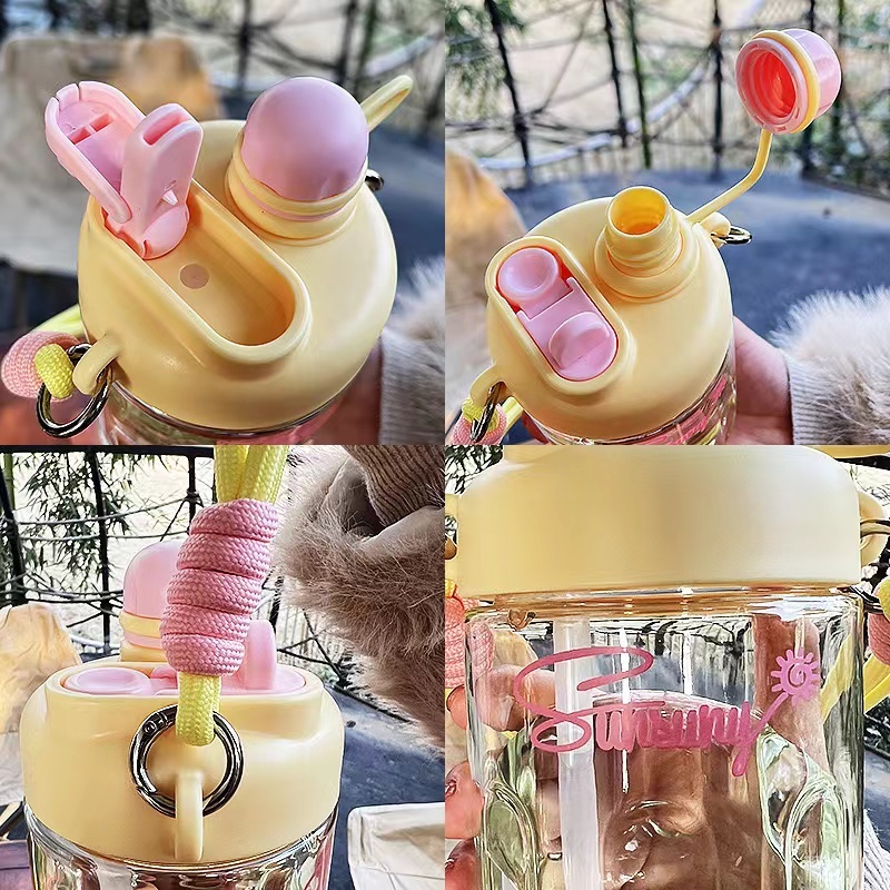 Hot Sale Food Grade Plastic Water Bottle Carton Cute Kid Use Larde Size Water Cup with Customized Size