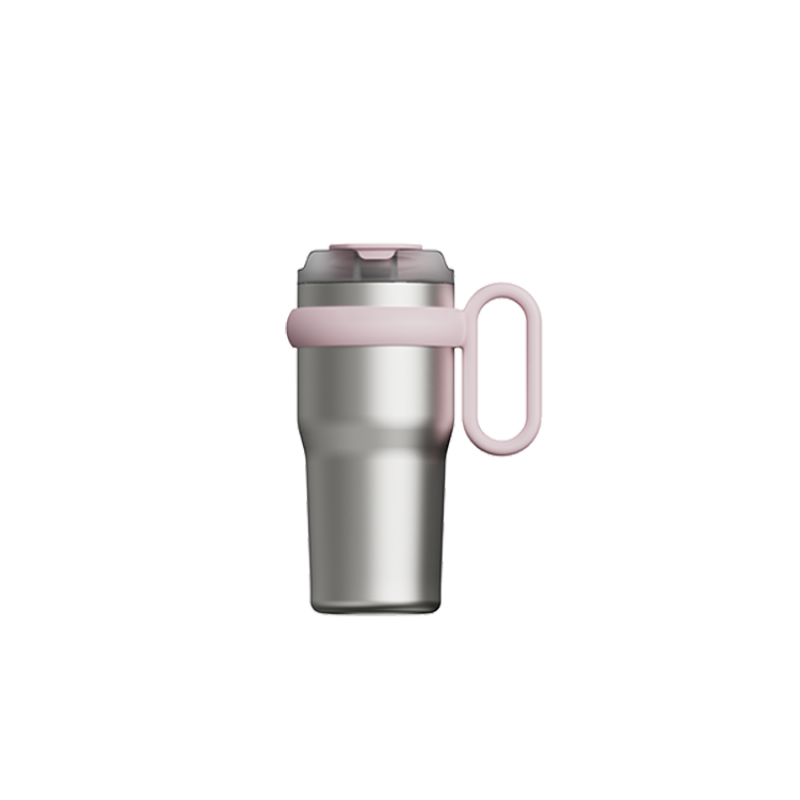 New Sale Fashion Double Wall Cute Travel Stainless Steel Vacuum Insulation Coffee Cup Water Bottle Tumblers with Lid and Straw