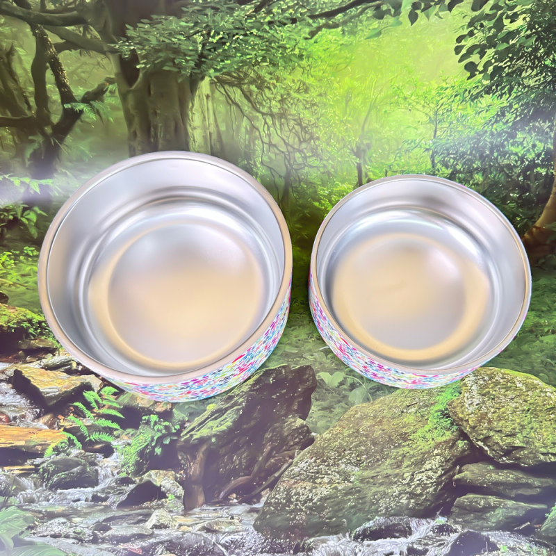 Hot Selling Large Capacity Slow Feeder Dog Bowl Printing Cat Food and Water Containers Personalized Dog Bowls with Custom logo