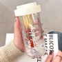 High Quality Creative Plastic Sport Bottles Outdoor Leakproof Tea Drinking Cup Portable Water Bottle With Tea Infuser