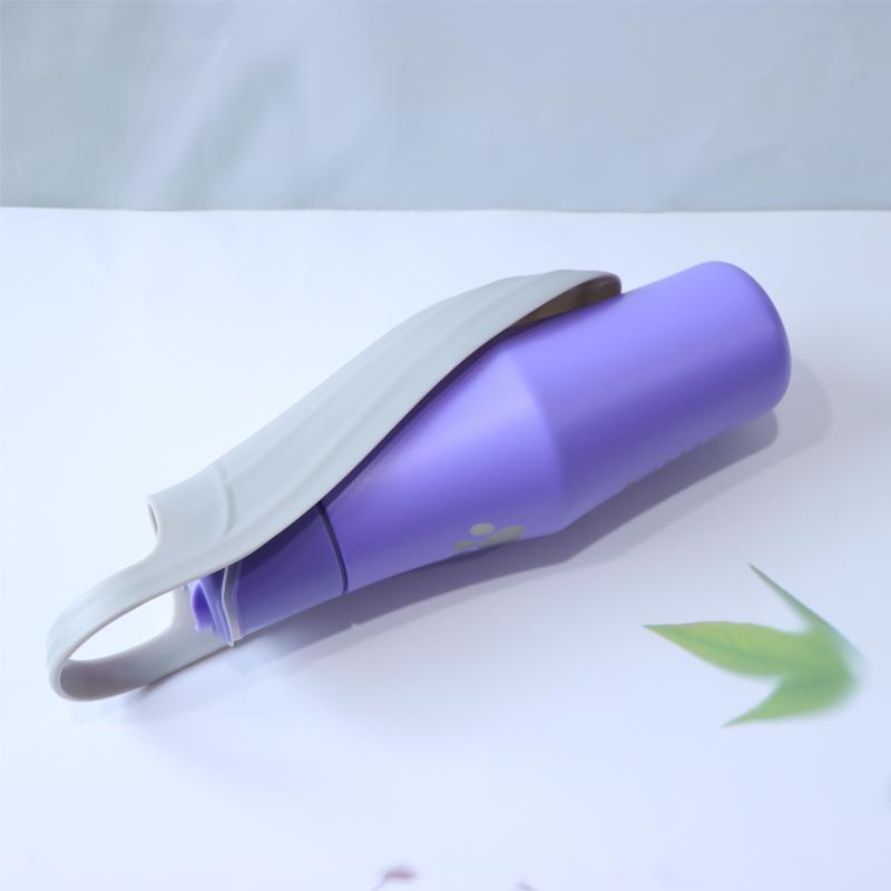 Manufacturer Direct Sales Foldable Stainless Steel Hiking Walking Pet Water Bottle Pet Travel Water Dispenser with Custom logo