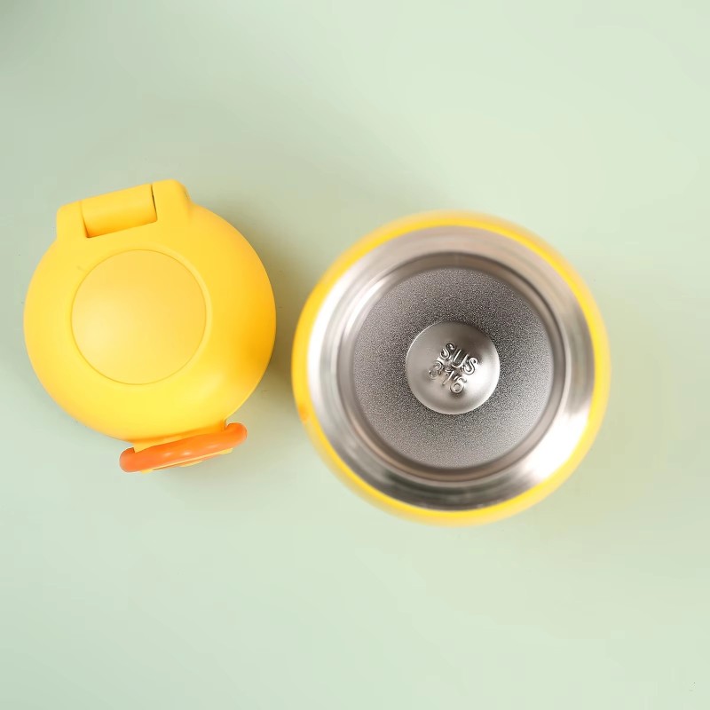 Hot Selling Portable 320ml Mini Insulated Cup Stainless Steel Capacity Wide Mouth Vacuum Bottle Insulated Bottle