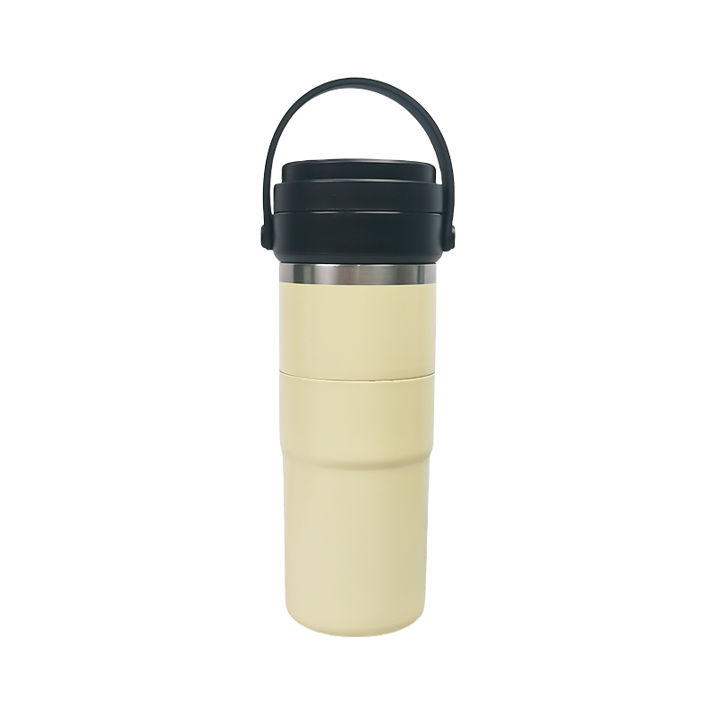 Wholesale Outdoor Travel Tumbler Mug Double Wall Stackable Stainless Steel Water Bottle Vacuum Insulated Thermos Flasks