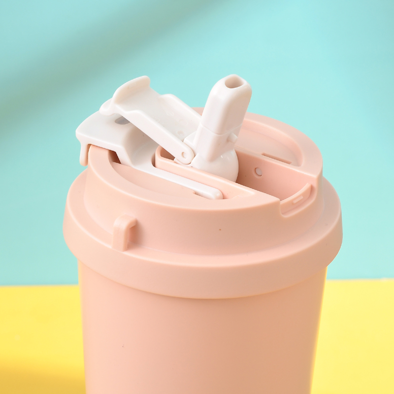 New Arrivals Office Business Gifts Fashionable Minimalist Stainless Steel Vacuum Water Bottle Coffee Cup Mug with Straw Lid