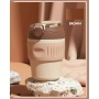 Reusable Double Wall Drink Coffee Cup Tumbler with Lock Straw Leak-Proof Lid Vacuum Flask Travel Coffee Cup