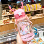 Wholesale BPA Free Water Bottle Cute Cartoon Kids Strap Cup Convenient Sport Style for Kindergarten and Primary School Students