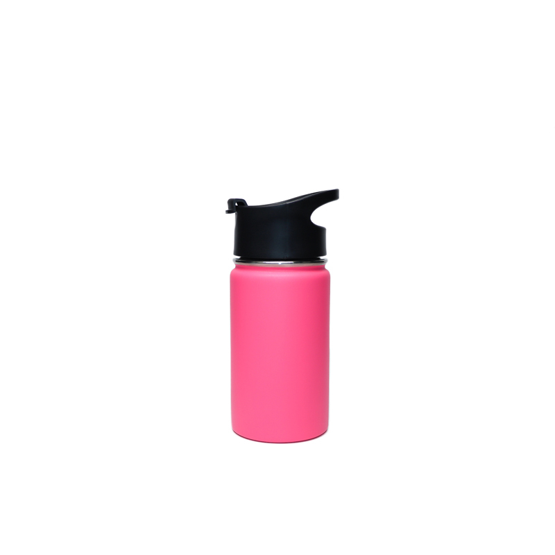 Customized logo Different Size Vacuum Mug Outdoor Stainless Steel Goblet Cola Cup with Soft Silicone Handle