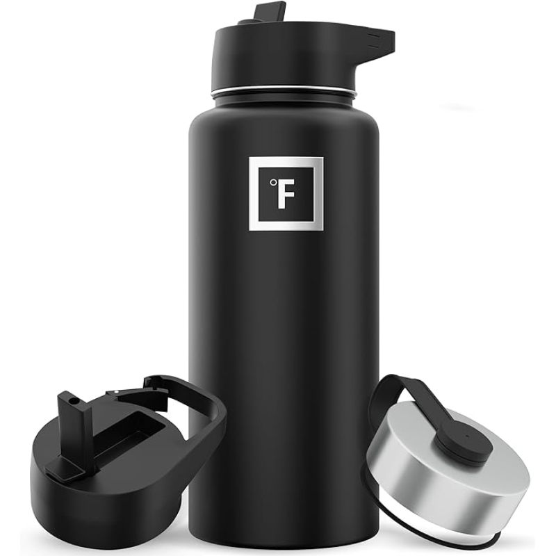 Large Capacity 304 Stainless Steel Portable Water Bottle Simple Clear Leak-Proof Thermal Sport Vacuum Travel Direct Tours Adults